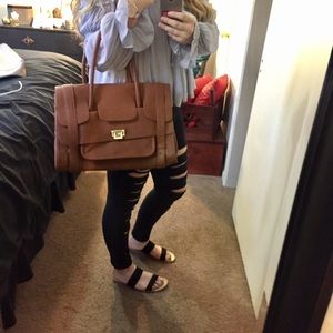 brown/tan purse